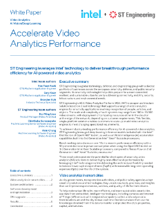 Accelerate Video Analytics Performance
